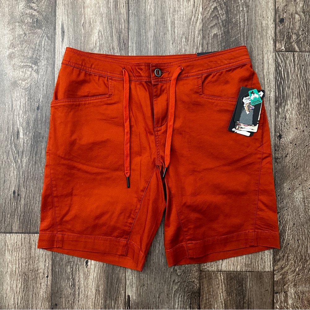 Black Diamond Credo Hiking Shorts Women’s Size 10 Burnt Sienna Orange